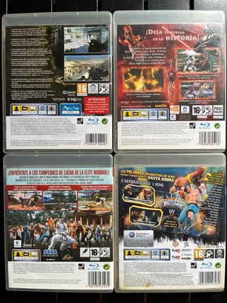 Juegos PS3 7€/unidad