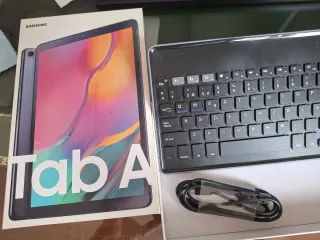 Teclado Samsung Galaxy Tab A Negro.
