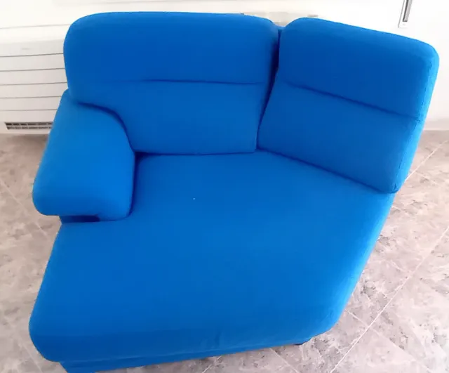 Divano angolare blu ottimo stato