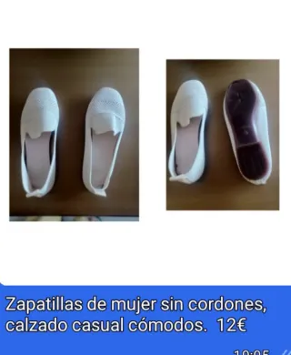 Zapatillas mujer sin cordones cómodas  Bajodepreci