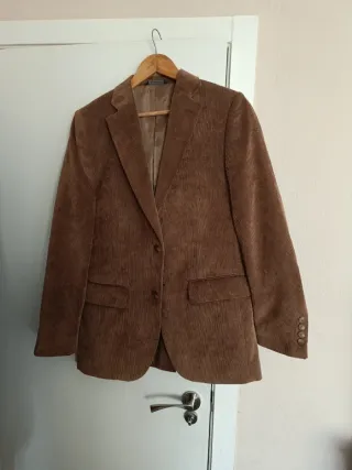 Chaqueta Pana Marrón Talla M