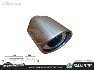 COLA DE ESCAPE OVAL TAPADA