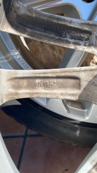 Llantas 19 5x112 ET43 buje 66.6mm