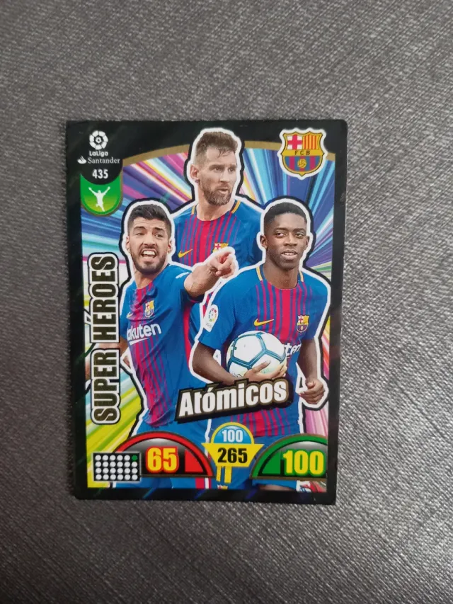 Carta Fútbol Super Heroes FC Barcelona