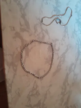 Cadena de plata real