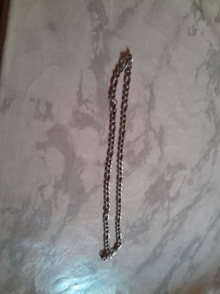 Cadena de plata real