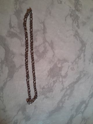 Cadena de plata real