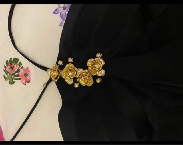 Vestido negro largo fiesta .