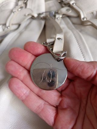 Bolso Lamarthe Beige/Blanco Piel