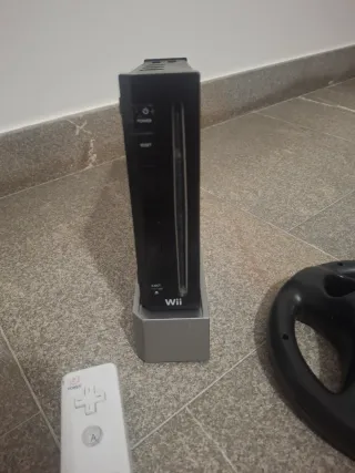 Nintendo Wii Console Nera