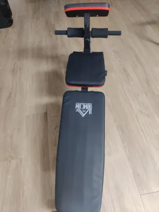 Banco de pesas Homcom, para abdominales, brazos.