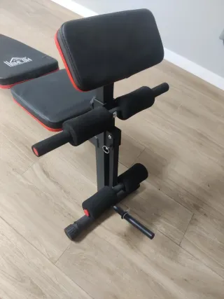 Banco de pesas Homcom, para abdominales, brazos.
