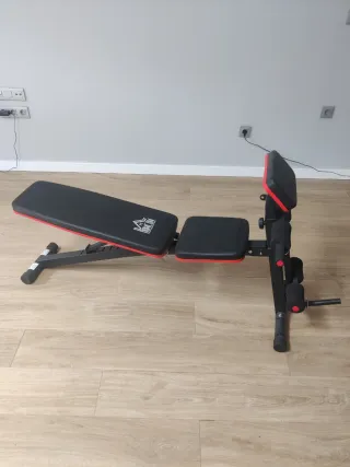 Banco de pesas Homcom, para abdominales, brazos.