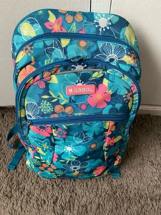 Mochila Gabol Infantil Flores