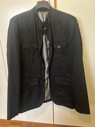 Giacca coreana uomo nera