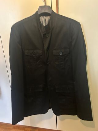 Giacca coreana uomo nera