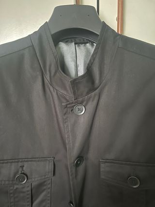 Giacca coreana uomo nera