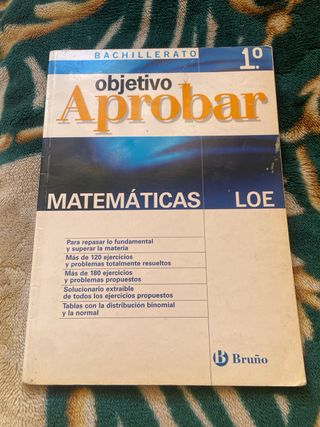 Objetivo aprobar LOE: Matemáticas 1 Bachillerato