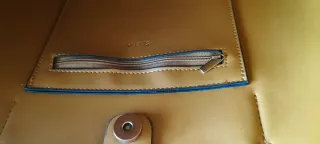Bolso Amarillo/Dorado efecto piel