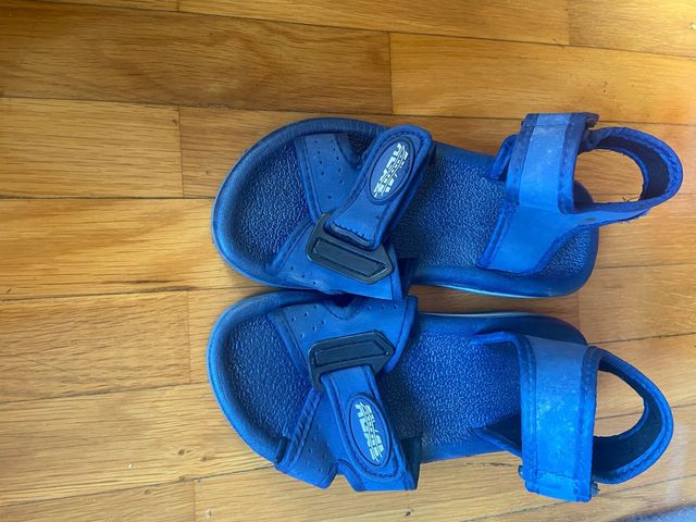 Cangrejeras azules talla 35-36