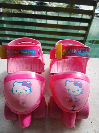 Patines Rosas Hello Kitty para Niña