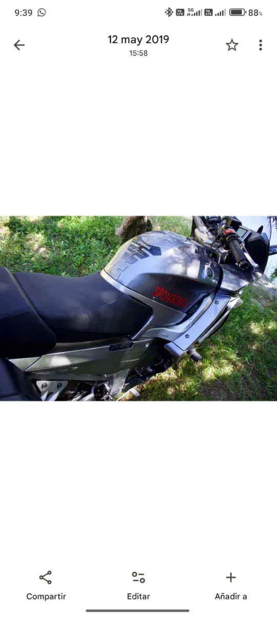 Tapicería Yamaha FJR
