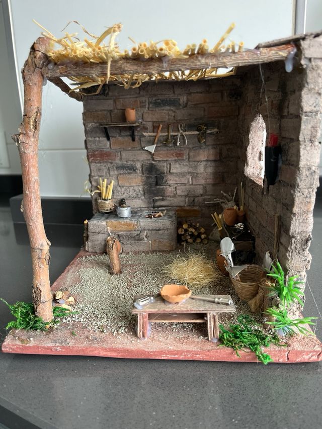 Casas para belenes artesanales