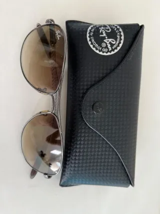 Gafas Ray-Ban Aviador Marrón/Plata