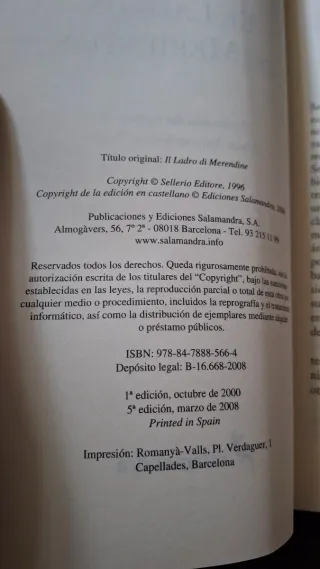 El ladrón de meriendas: Montalbano - Libro 3