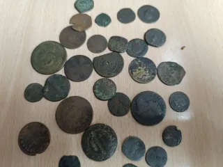 Lote de monedas antiguas escucho ofertas 