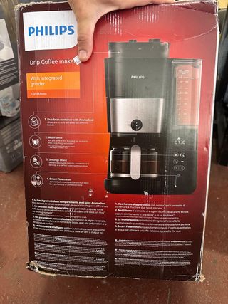 Cafetera Philips con Molinillo Integrado