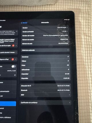 iPad Pro 12.9 128 GB WiFi + Apple Pencil
