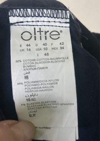 Pantalone classico donna blu