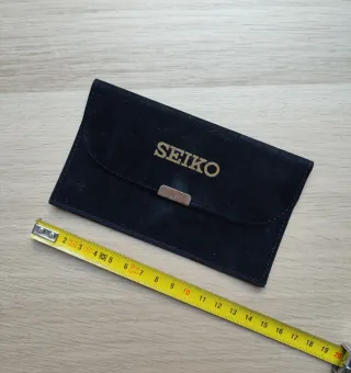 Pochette Seiko porta orologio nera