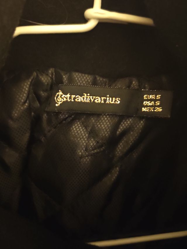 Chaqueta Stradivarius negra mujer Talla 36 S nueva