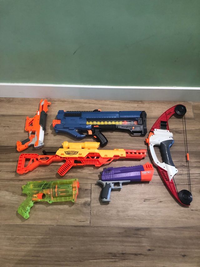 Lote Pistolas Nerf