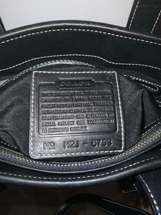Bolso Coach Tartán
