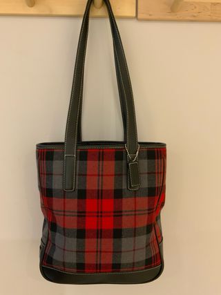 Bolso Coach Tartán
