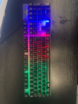Teclado Gaming RGB Negro