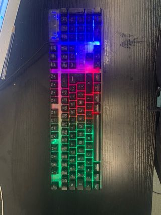 Teclado Gaming RGB Negro