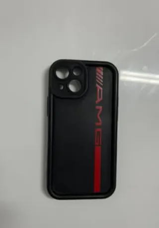 Custodia nera AMG per iPhone 13 mini