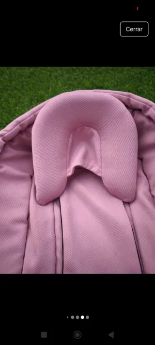 Saquito nido Bugaboo rosa