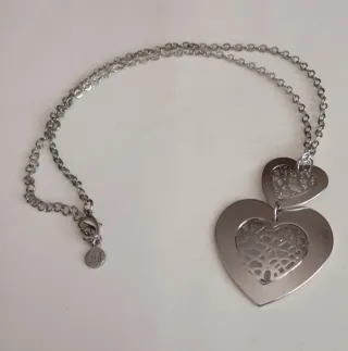 Collana J.LO cuori argento