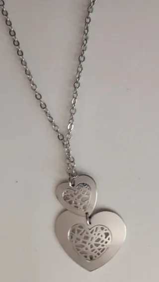 Collana J.LO cuori argento