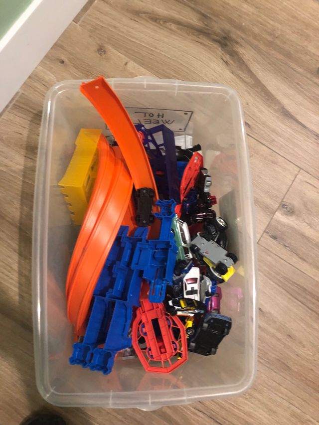 Pista y coches Hot Wheels