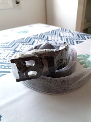 Cinturón de Cuero Hombre - Marca Bur con Hebilla B