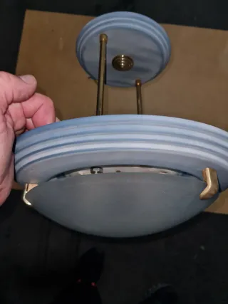 Lámpara de salón/comedor metal y plástico