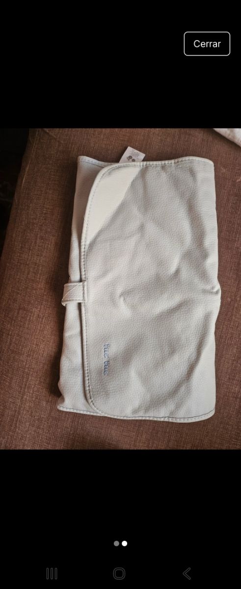 Cambiador bebé azul