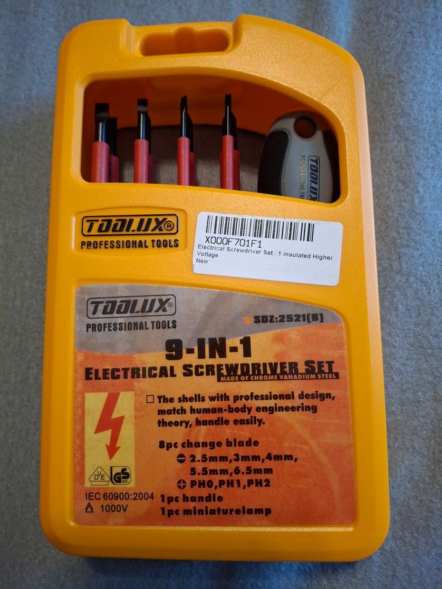 Set Cacciaviti Isolati Intercambiabili