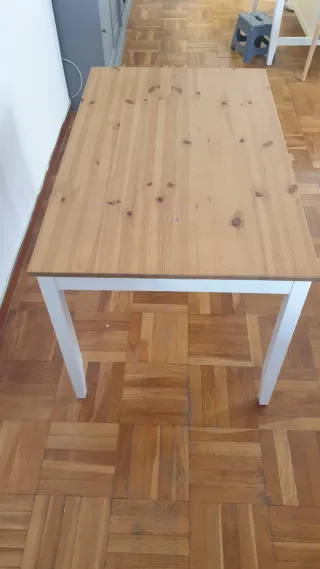 Mesa Comedor IKEA Lerhamn Madera y Metal